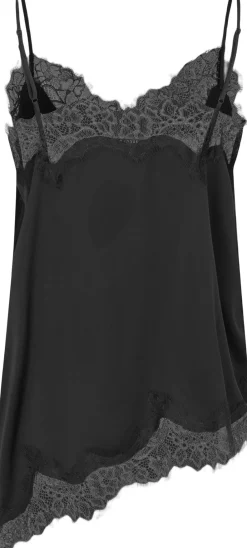 Second Female Lacia Strap Top Black New