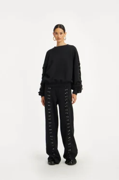 Dame ROTATE Birger Christensen LACING CREWNECK