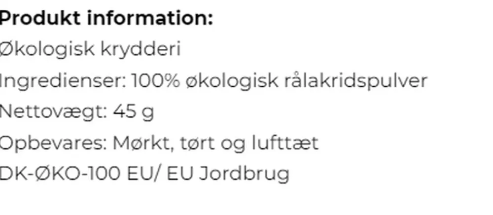 Lakridspulver, grov, BOB>Mill & Mortar Online