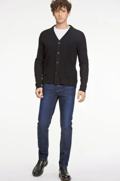 Lindbergh Lambswool button cardigan