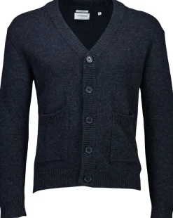 Lindbergh Lambswool button cardigan Grå New