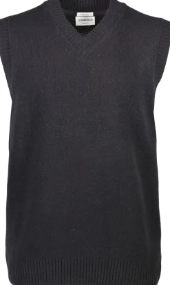 Lambswool v-neck slipover>Lindbergh Best