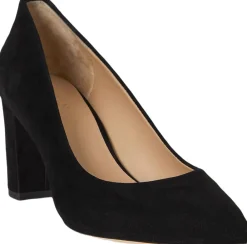 Dame Lauren Ralph Lauren Lanette Suede Block-Heel Pump