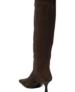 Billi Bi Lang støvle - A9371 T.moro babysilk dark suede 556 Sale