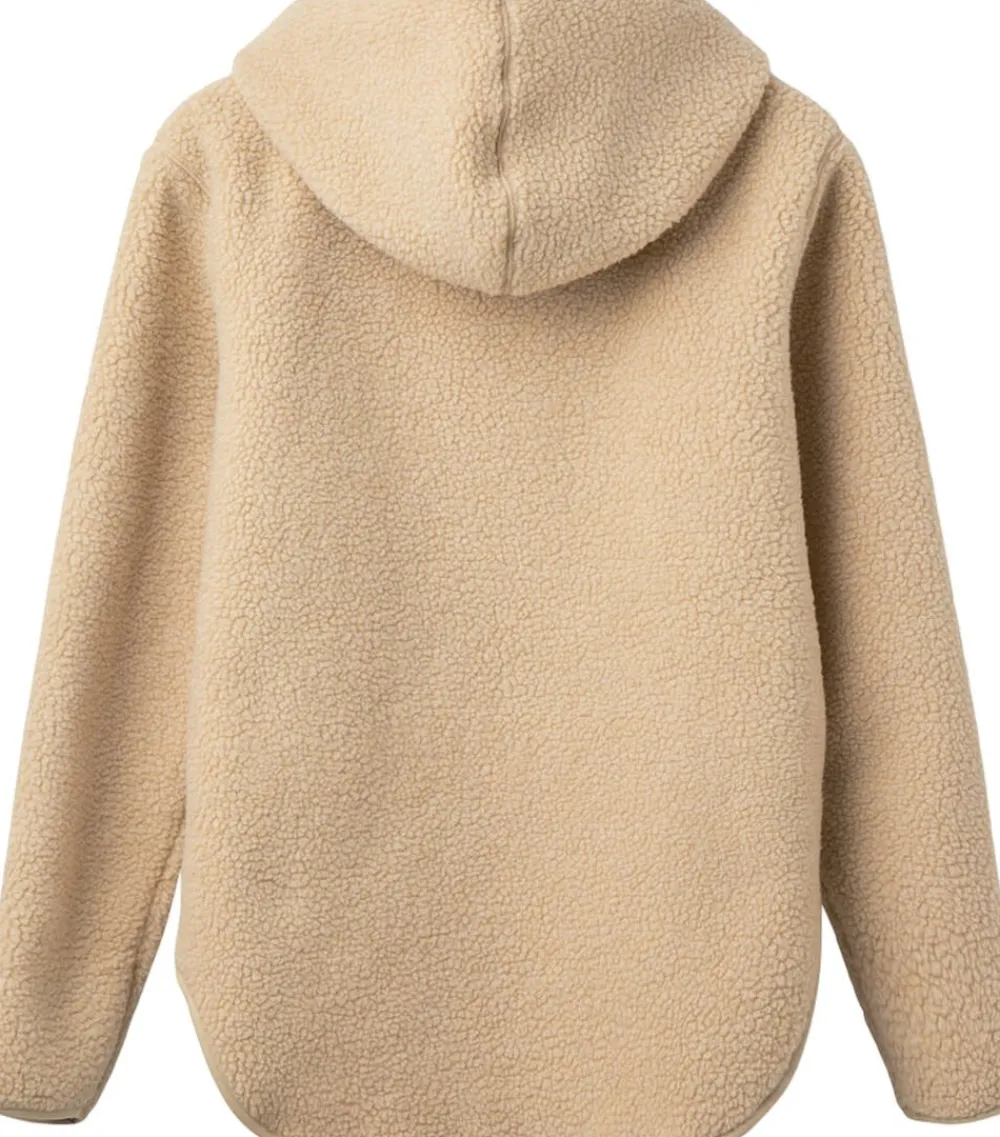 Dame H2O Langli Pile fleecejakke m. hætte