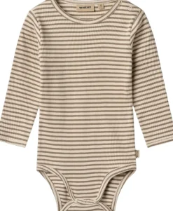 Wheat Langærmet Body Berti Stone stripe New