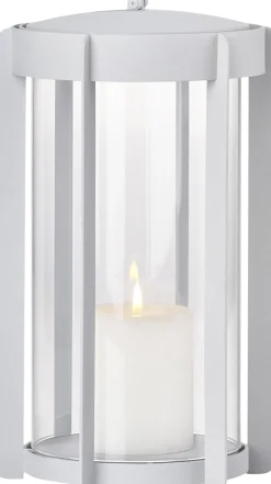 Lanterne Firefly 25 cm Soft Grey Lakeret stål>Zone Sale