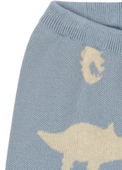 Børn Konges Sløjd LAPIS KNIT PANTS GOTS