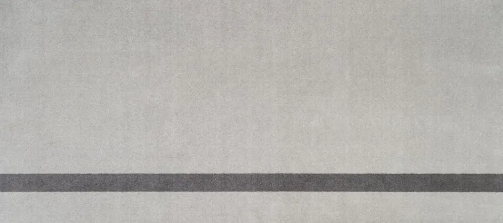 Løber, 130x90 cm, stripe vertical lysegrå/steelgrey>Tica Copenhagen Sale