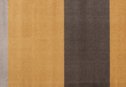 Tica Copenhagen Løber, 130x90 cm, stripes-horizon dijon/brun/sand