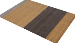 Tica Copenhagen Løber, 130x90 cm, stripes-horizon dijon/brun/sand