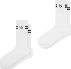 Les Deux LD Half Terry Socks 2-pack White Discount