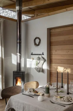 LED taper candle, Pine green, smooth, 2-pack, 2,3x25 cm><noscript><img width=