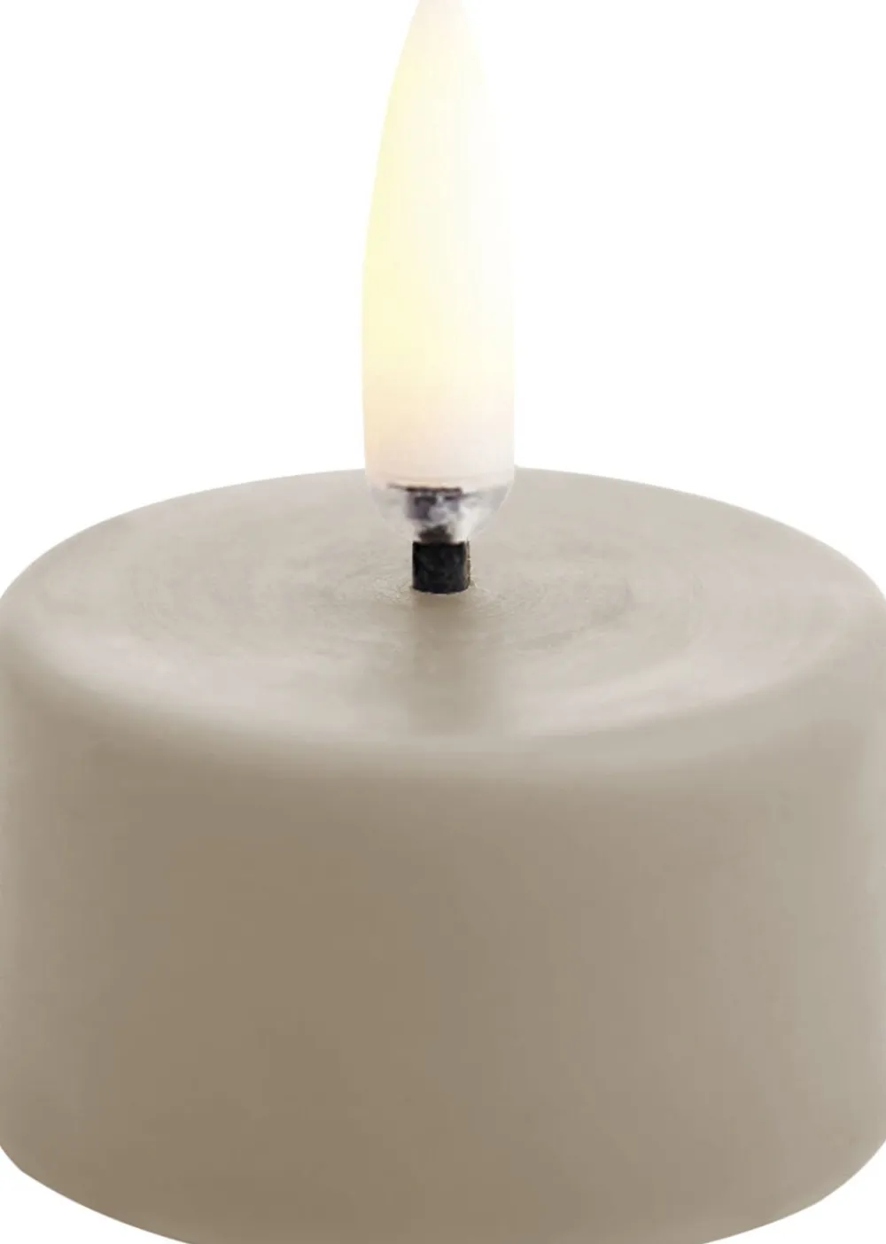 Uyuni LED tealight 400~ battery incl., Sandstone plain, 3,9x2,1 cm