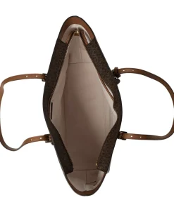 Michael Kors LG EW TZ TOTE Brn/acorn Sale