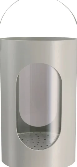 Ekta Living Light house lantern, Big, Light grey, 22x35 cm