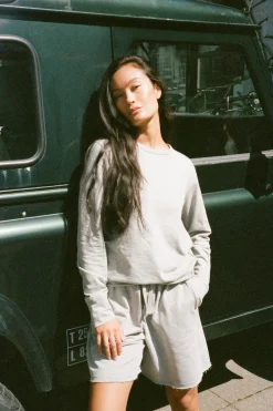 Dame Rabens Saloner Light stretch crew neck top - Hila