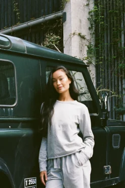 Dame Rabens Saloner Light stretch crew neck top - Hila