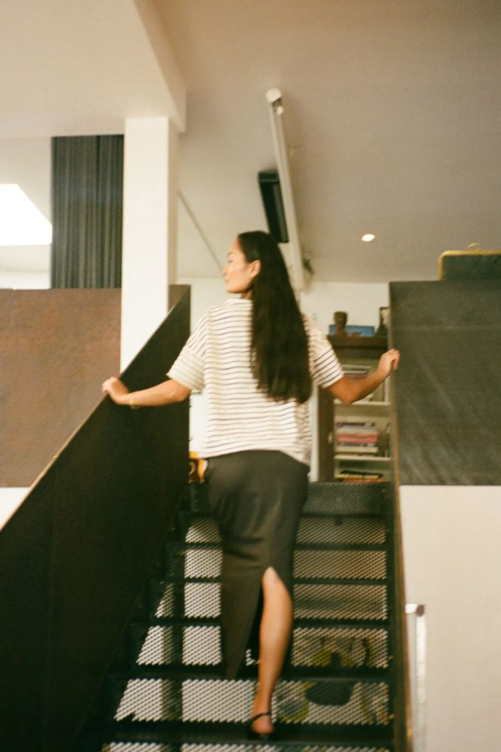 Light stretch long skirt - Hanni>Rabens Saloner New