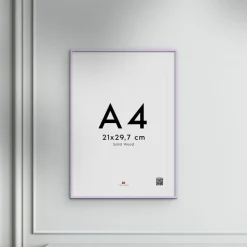 Poster & Frame Wood Frame Lilac New