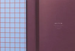 Lille notesbog med syet ryg, Lys blå>Notem