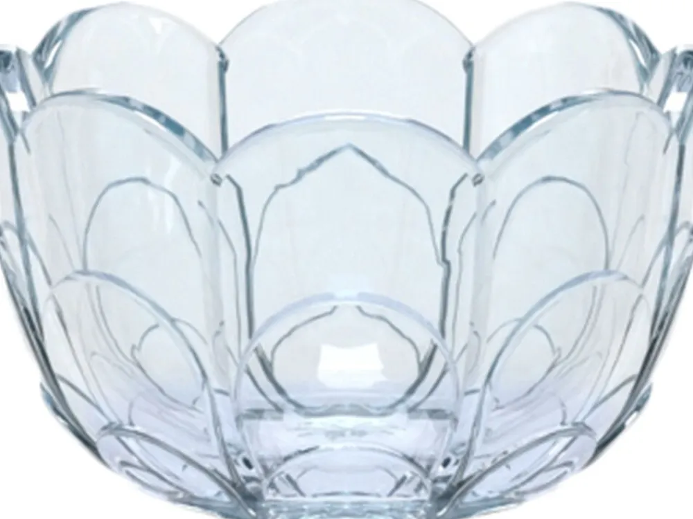 Holmegaard Lily Fyrfadsstage Ø7 cm blue iris