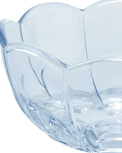 Holmegaard Lily Fyrfadsstage Ø7 cm blue iris