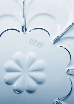 Holmegaard Lily Fyrfadsstage Ø7 cm blue iris