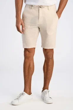Lindbergh Linen shorts Sand Discount