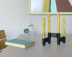 LINK, CANDLE HOLDER, BLACK ANODIZED, 11060B><noscript><img width=