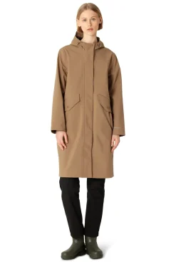 ILSE JACOBSEN Long Softshell Raincoat Wren Discount