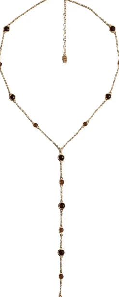 Long triple necklace>MANGO Discount