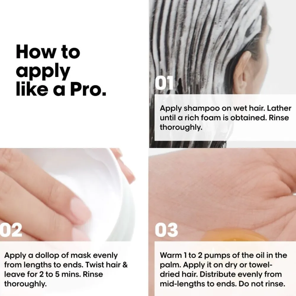 L'Oréal Professionnel Metal DX Discovery Set Mini: Shampoo 100ml + Mas