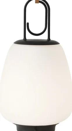 &Tradition Lucca SC51, Black, Outdoor Portable Lamp, Dimmable, Opal Glass/Black Sale