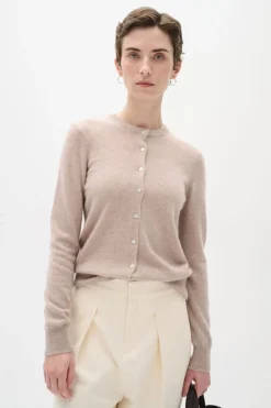 InWear LukkaIW Cardigan Premium - 100% Cashmere Sand Best
