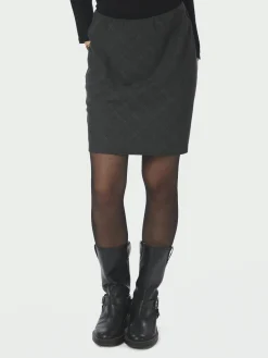 Lunna Check Short Skirt>Neo Noir Sale