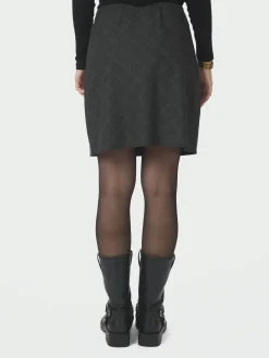 Lunna Check Short Skirt>Neo Noir Sale