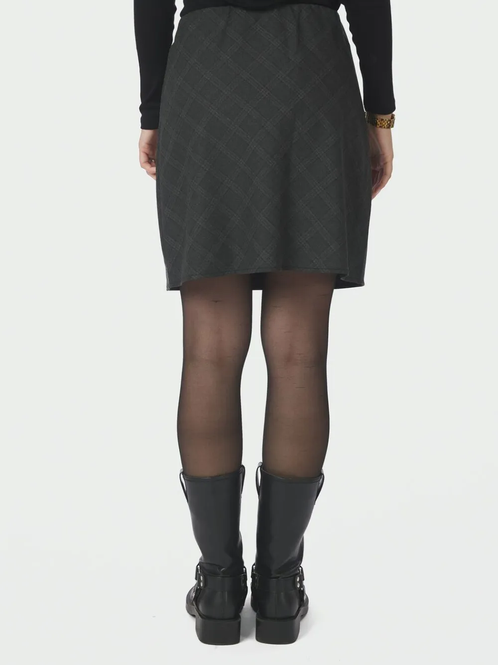 Lunna Check Short Skirt>Neo Noir Sale