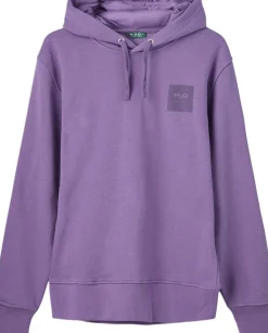 H2O Lyø Organic hættetrøje Lilla Hot