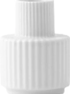 Lyngby Porcelæn Lyngby Kronelysestage H7 hvid porcelæn Best