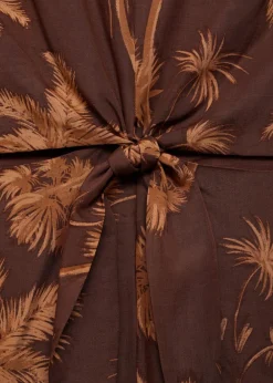 Dame MANGO Lyocell jumpsuit with cut-out and k