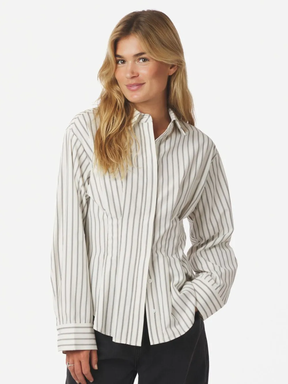 Dame Neo Noir Lytra Stripe Shirt