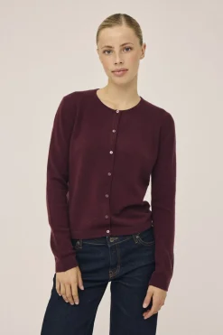 Magasin du Nord Collection Mabel 3 - 100% Cashmere Bordeaux Sale