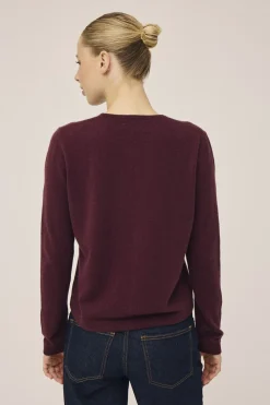Magasin du Nord Collection Mabel 3 - 100% Cashmere Bordeaux Sale