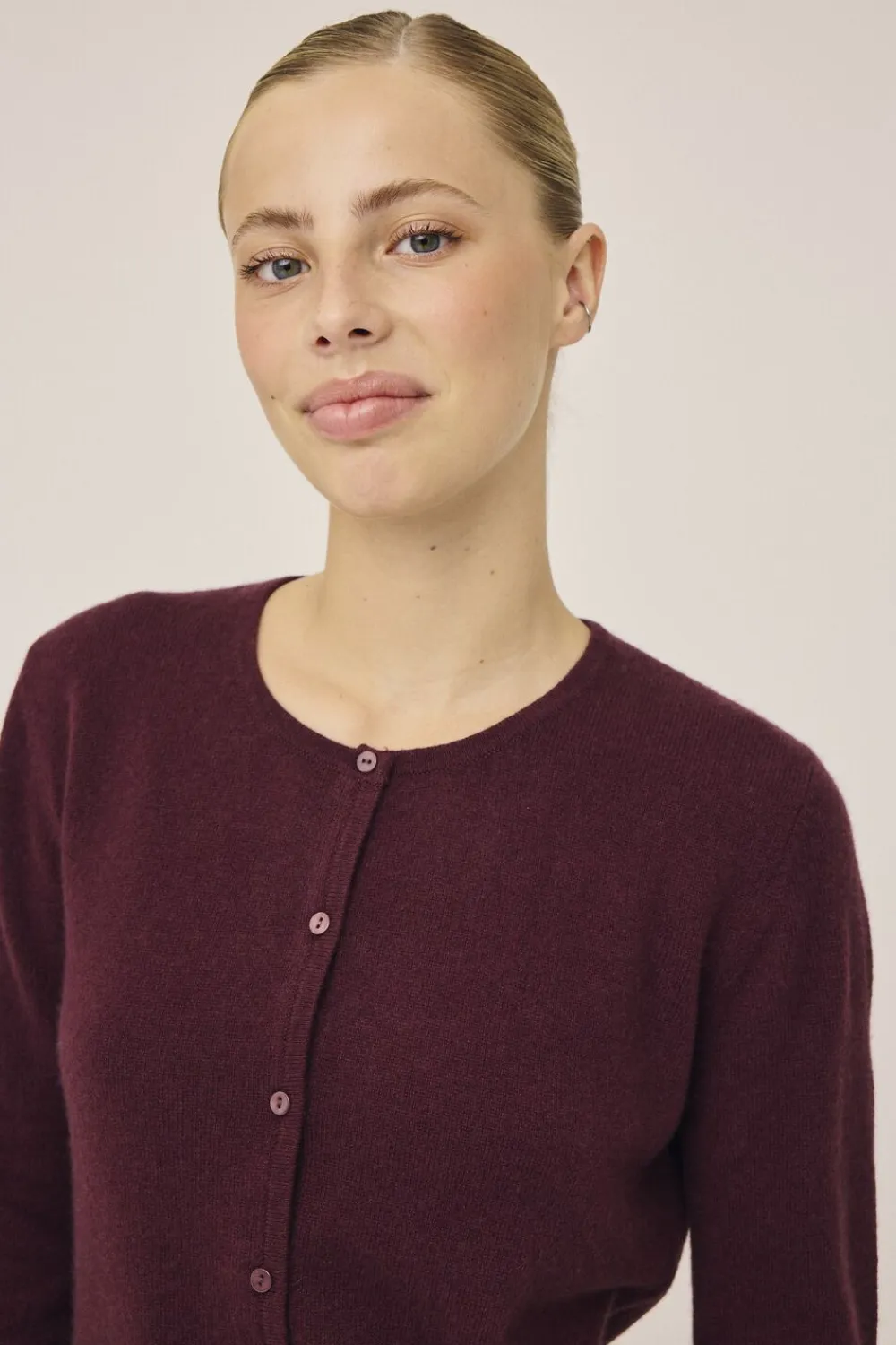 Magasin du Nord Collection Mabel 3 - 100% Cashmere Bordeaux Sale