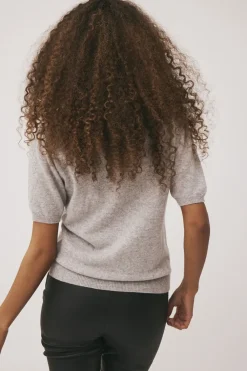 Magasin du Nord Collection Mabel 4 - 100% Cashmere Light grey melange Sale