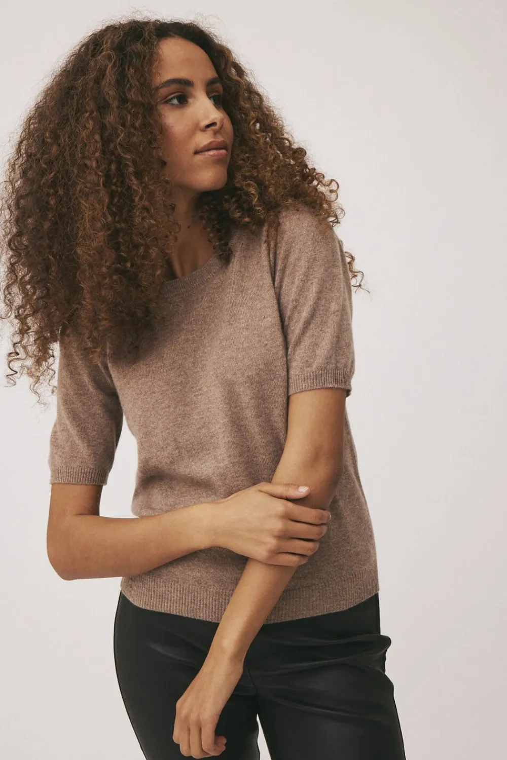 Magasin du Nord Collection Mabel 4 - 100% Cashmere Sand melange Best