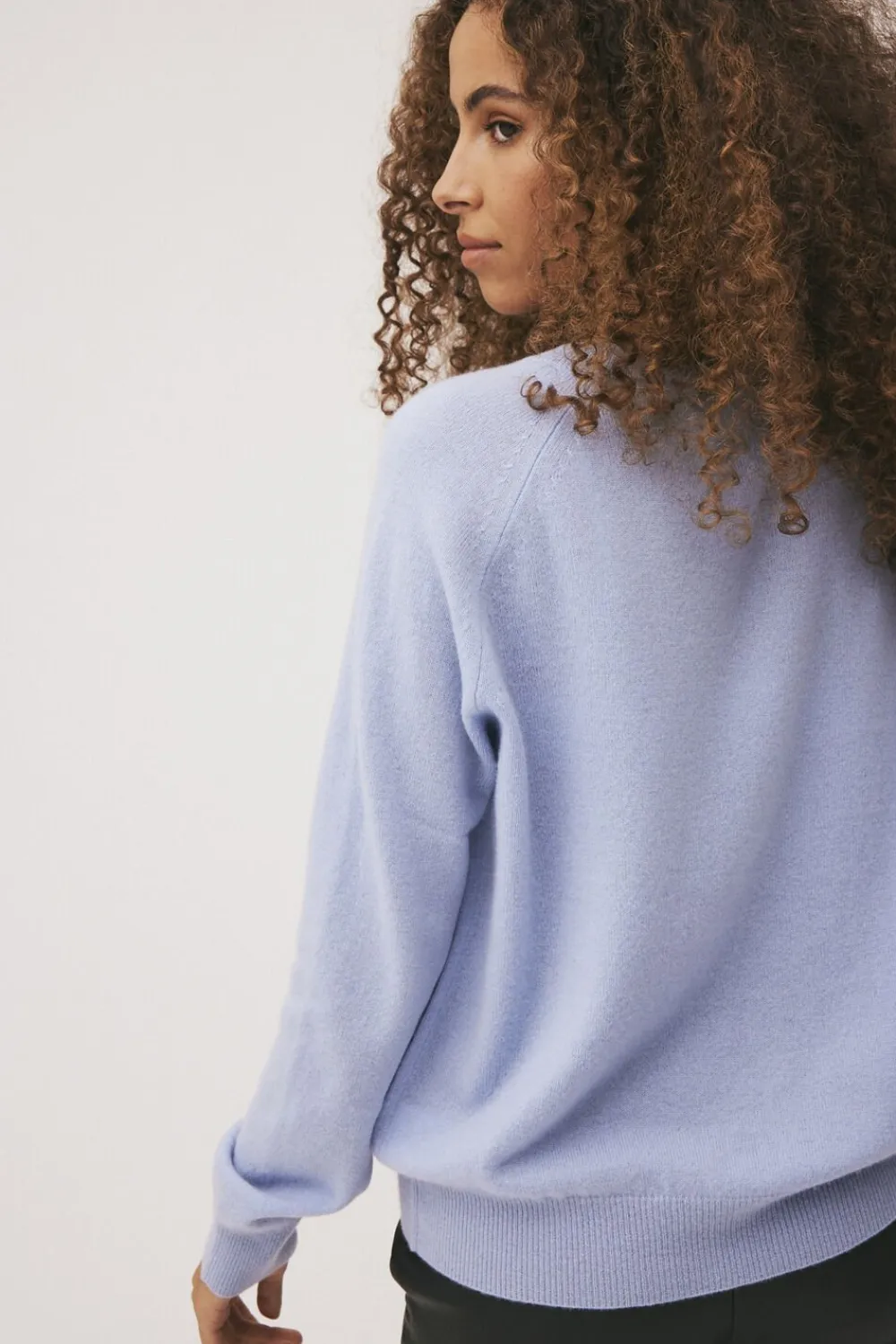 Magasin du Nord Collection Mabel 2 - 100% Cashmere Light blue Discount