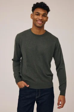 Magasin du Nord Collection Mads 2 - 100% Cashmere Dusty olive melange