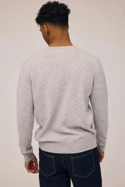 Magasin du Nord Collection Mads 2 - 100% Cashmere Light grey melange Hot